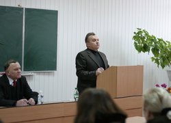 Зустріч з директором Уманської районної державної виконавчої дирекції соціального страхування з тимчасової втрати працездатності Мельником Миколою Григоровичем